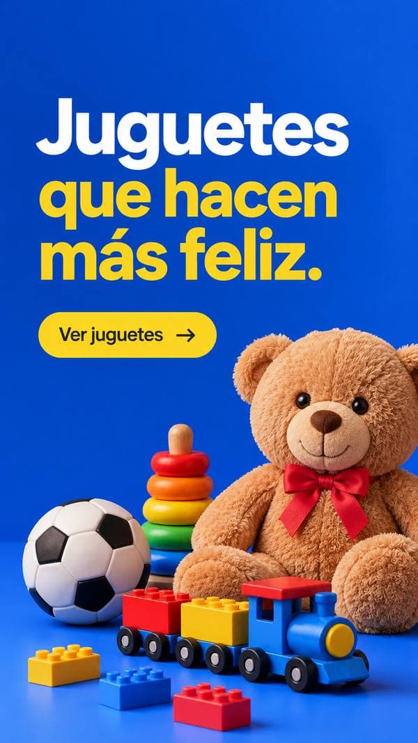 Juguetes que hacen más feliz