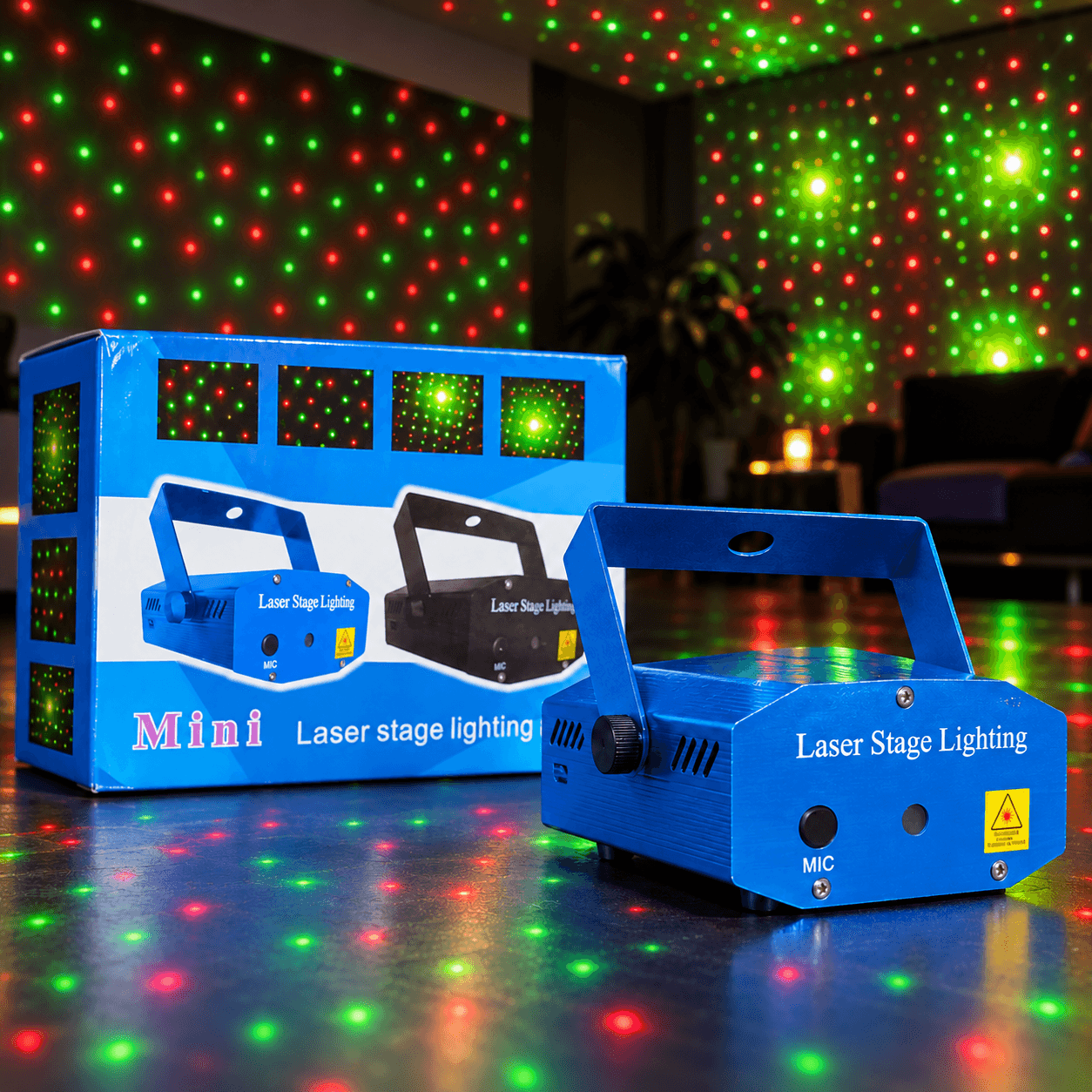 Proyector laser mini puntos