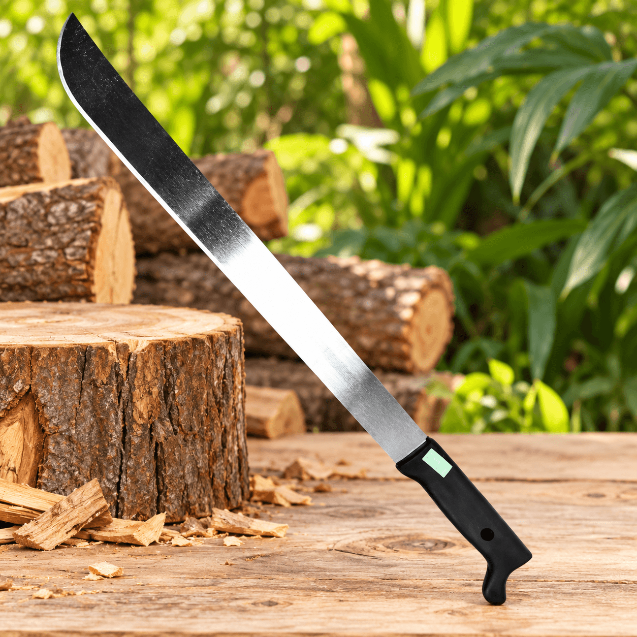Machete 24 Pulgadas con Mango de Inyección Negro