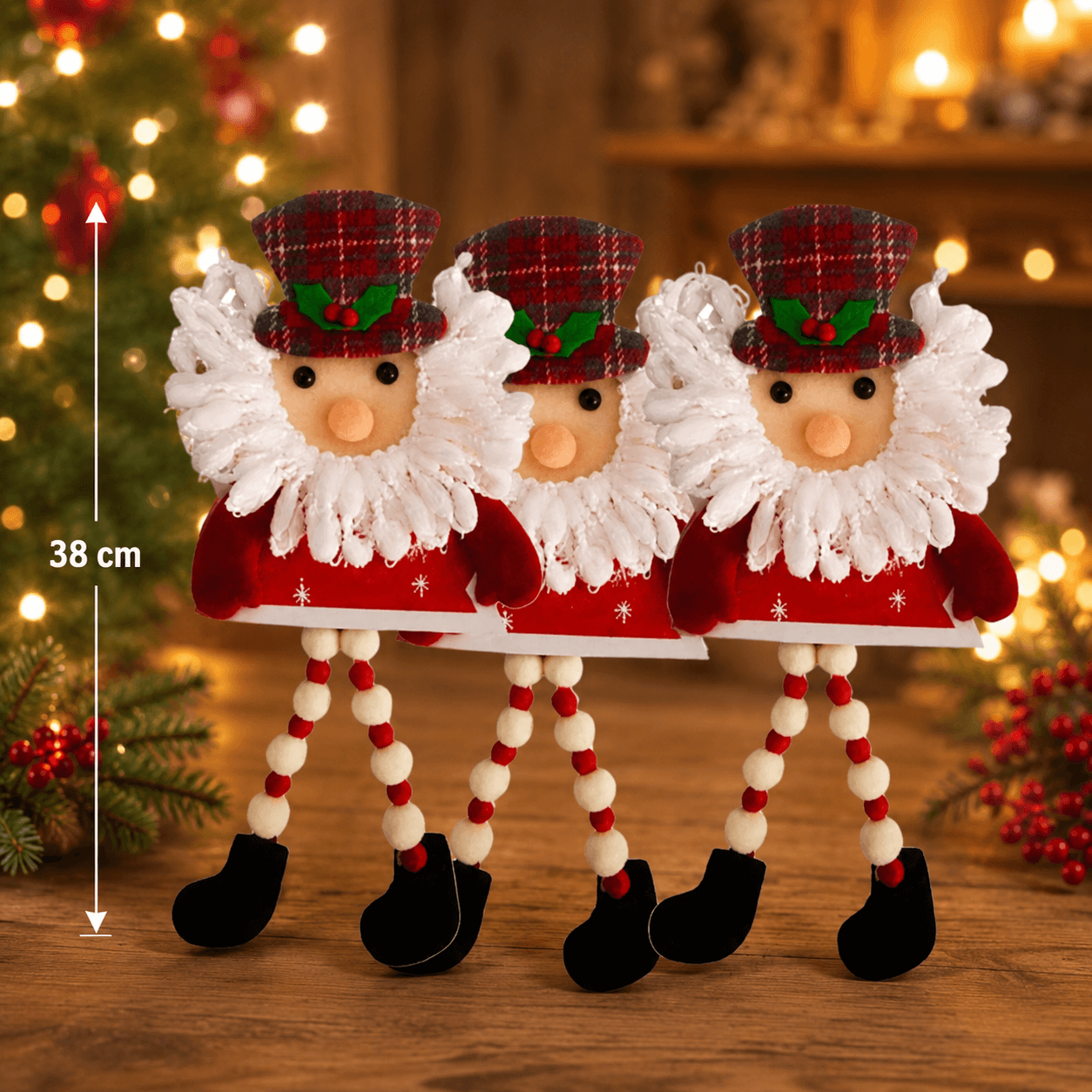 Adorno muñeco navideño
