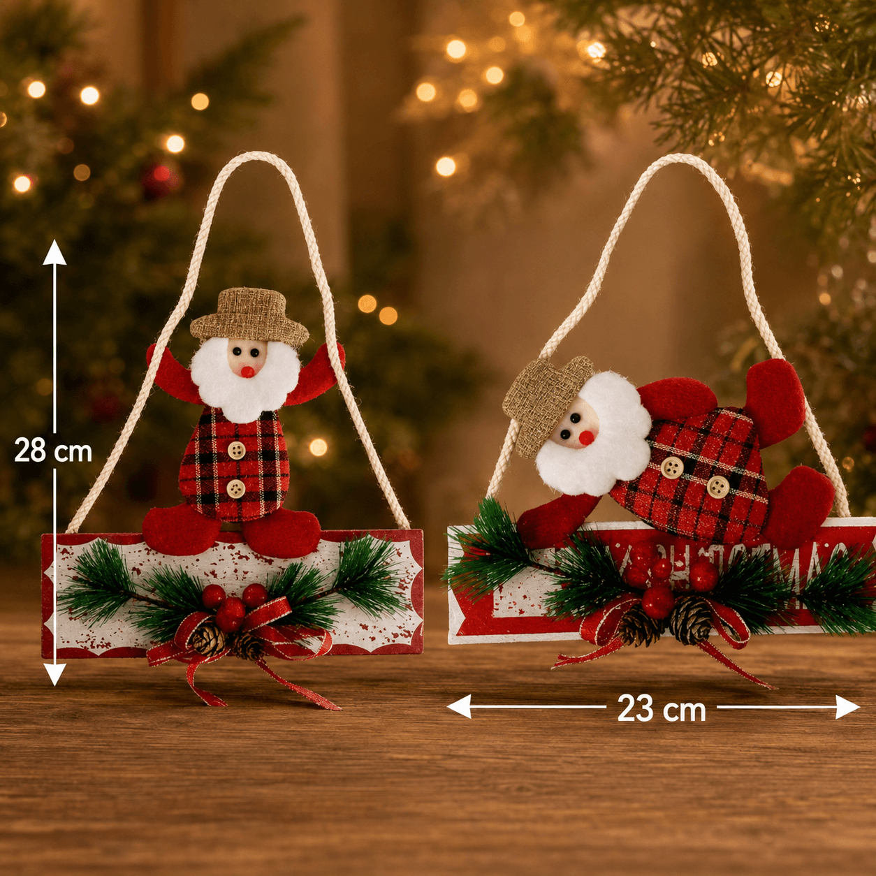 Adorno colgante navideño