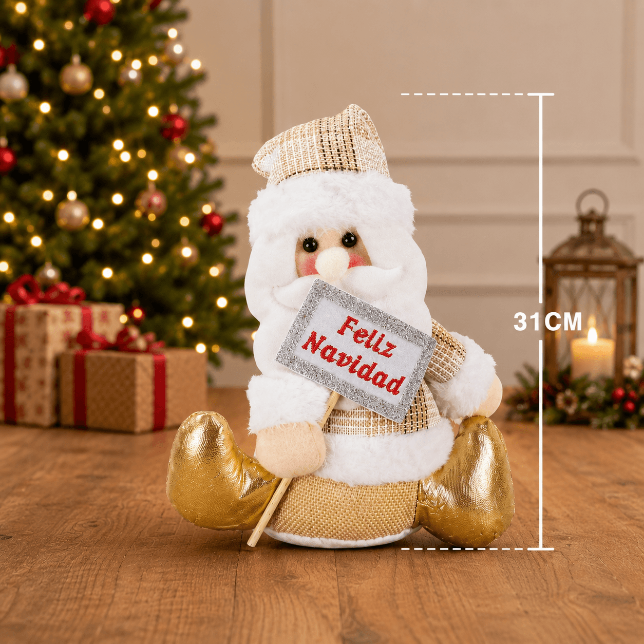 Muñeco navidad sentado
