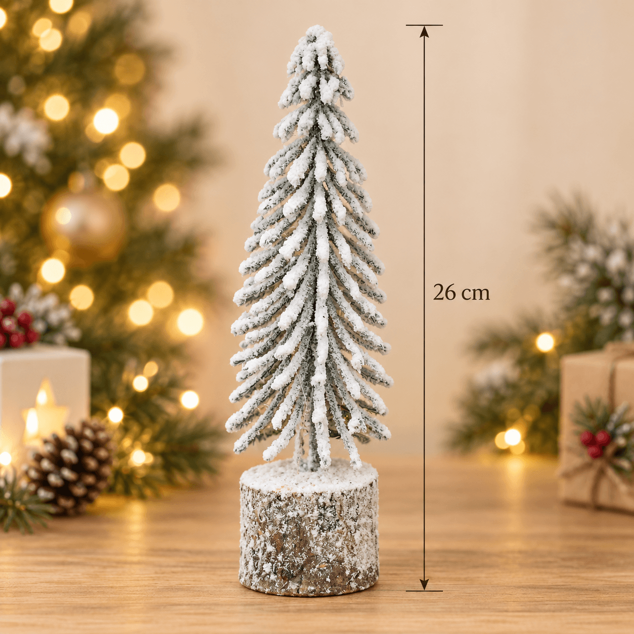 Arbol nevado 26cm