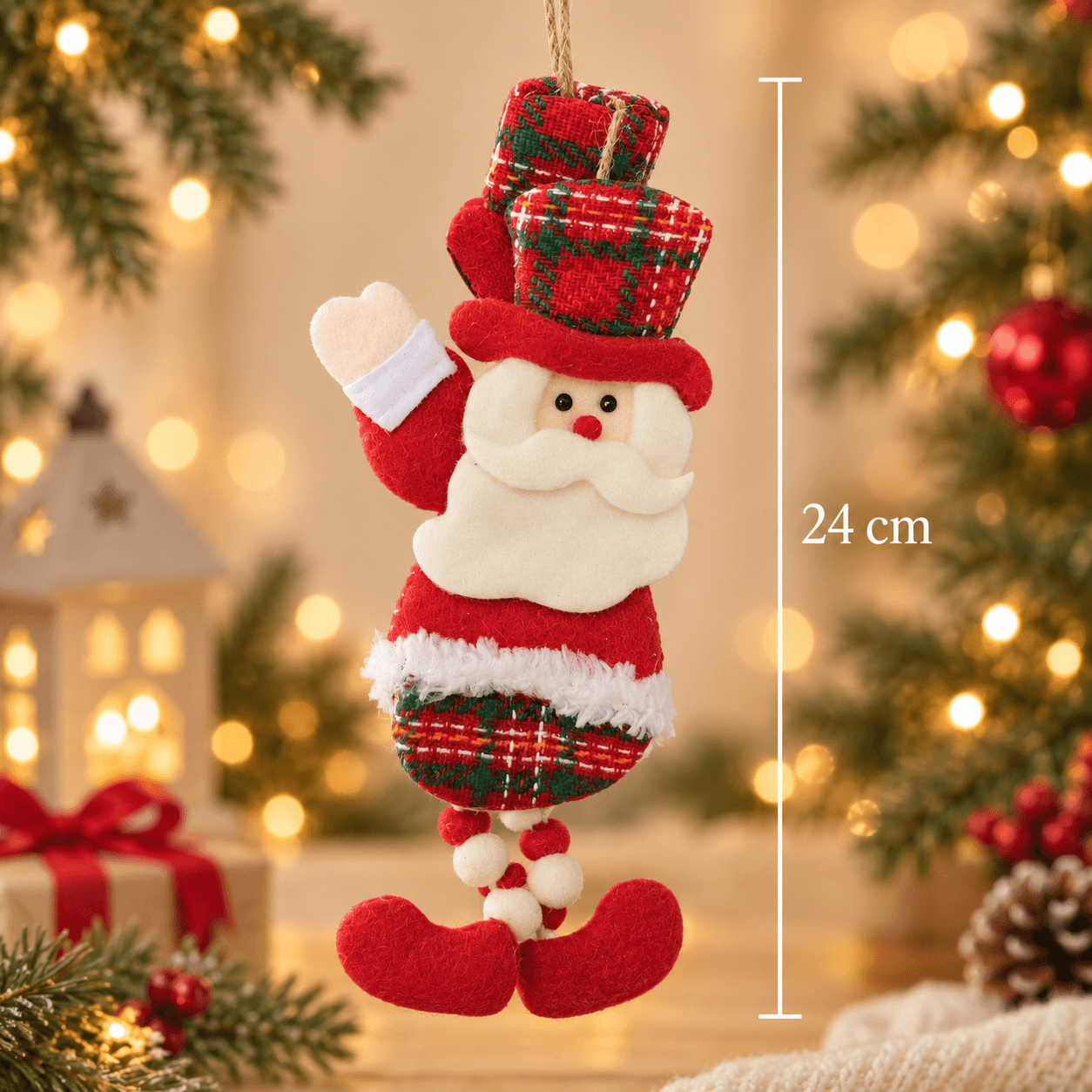 Muñecos navideños patas largas