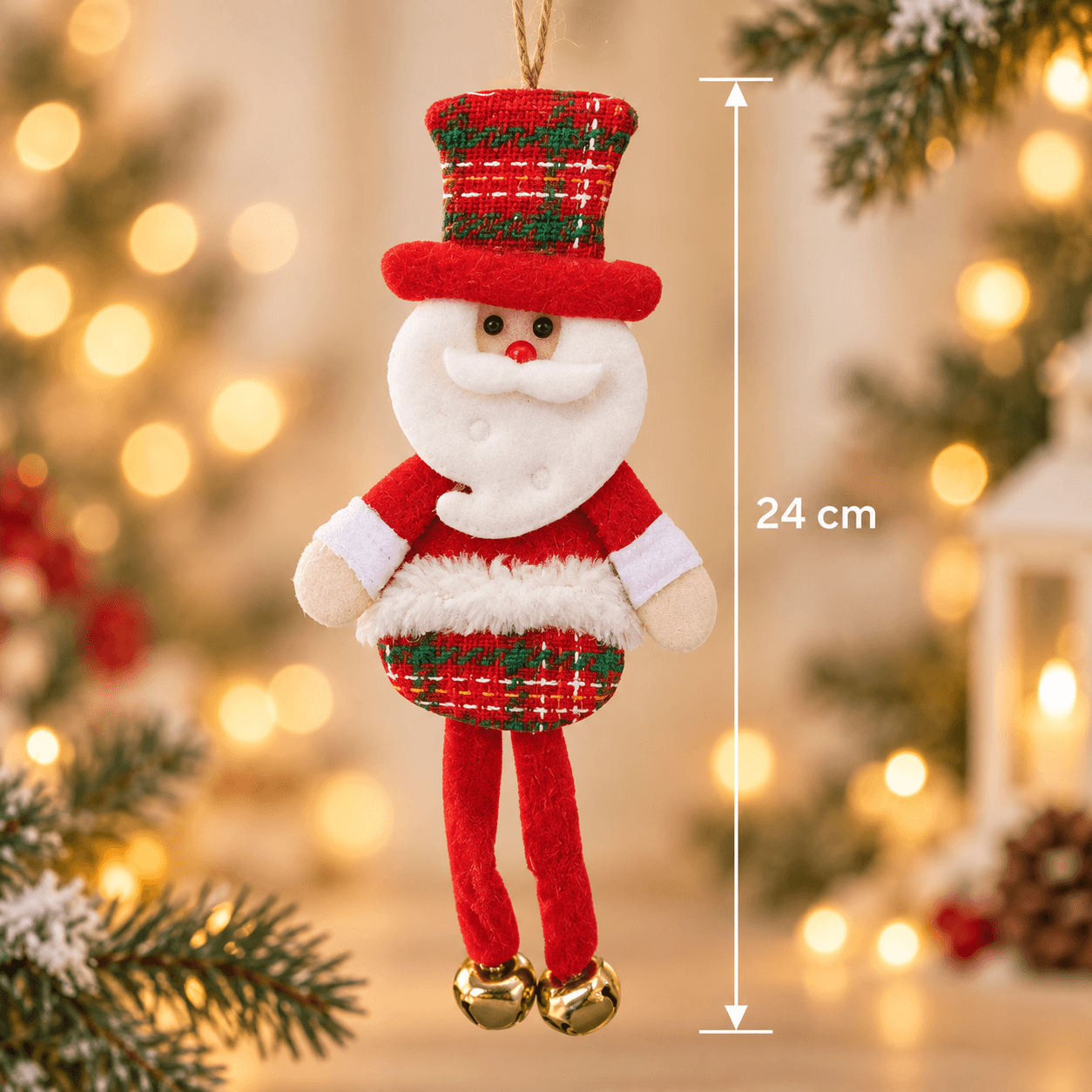 Muñecos navideños patas largas