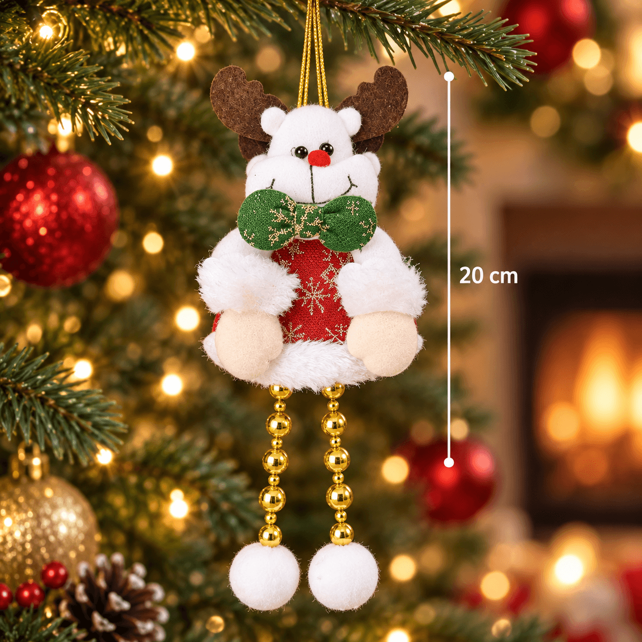 Muñecos navideños de colgar