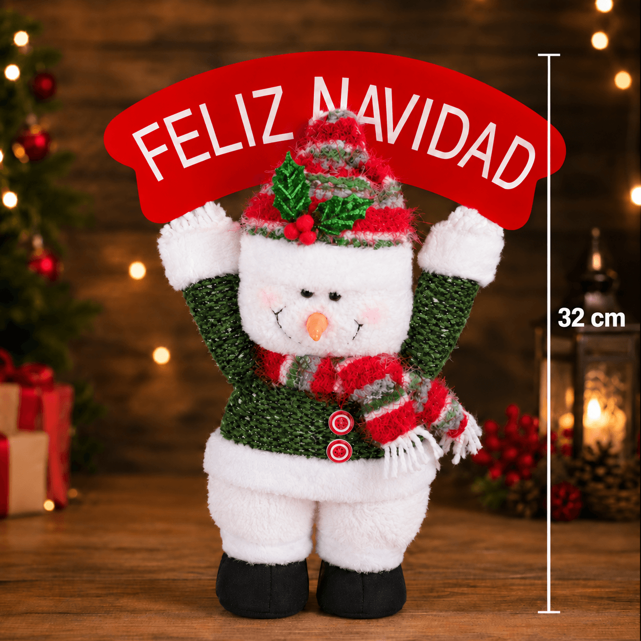 Letrero peluche navidad