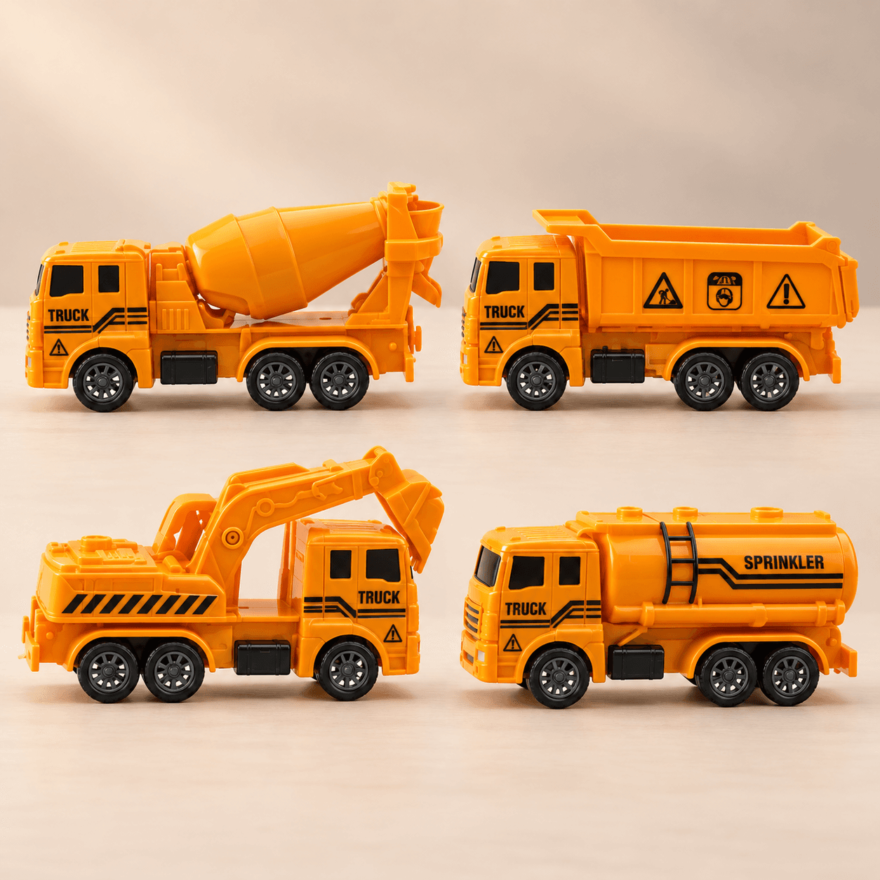 Carro de Construcción de Juguete Naranja Estilos Surtidos