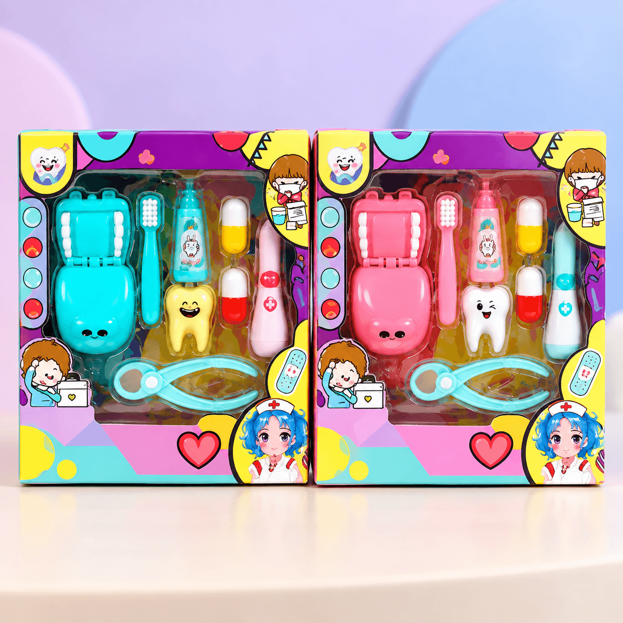 Set de Odontólogo de Juguete con Linterna en Caja